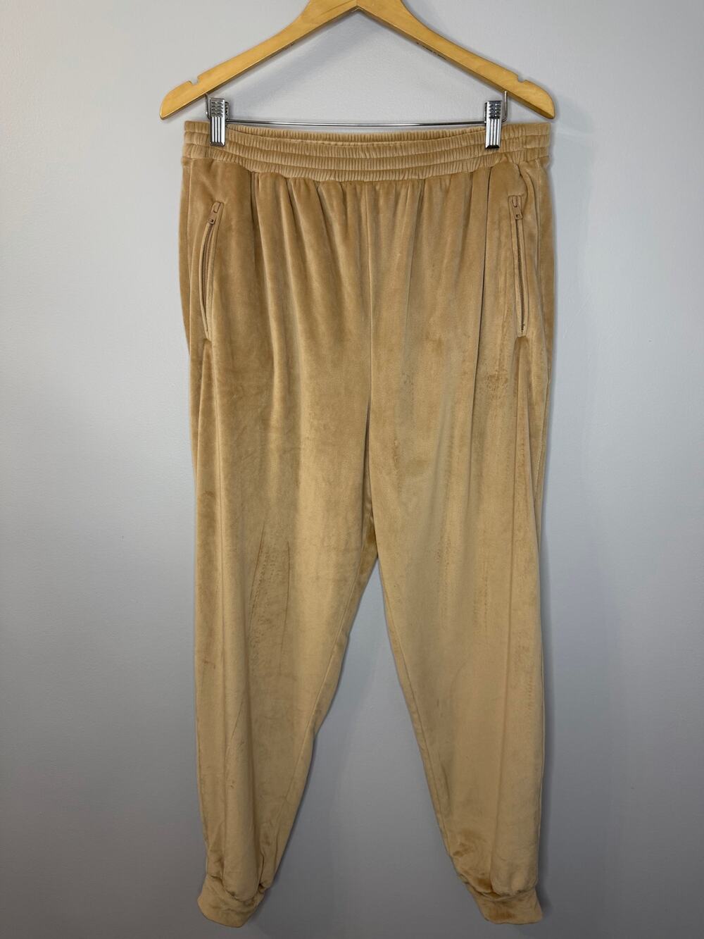 SKIMS Velour Lounge Jogger Sienna Brown Women's Sz L